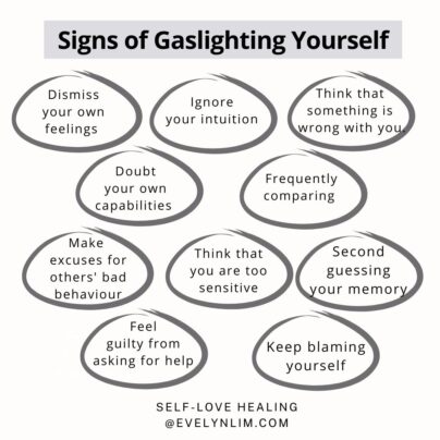 Stop Gaslighting Yourself: Learn To Spot The 10 Signs - EFT Tapping ...