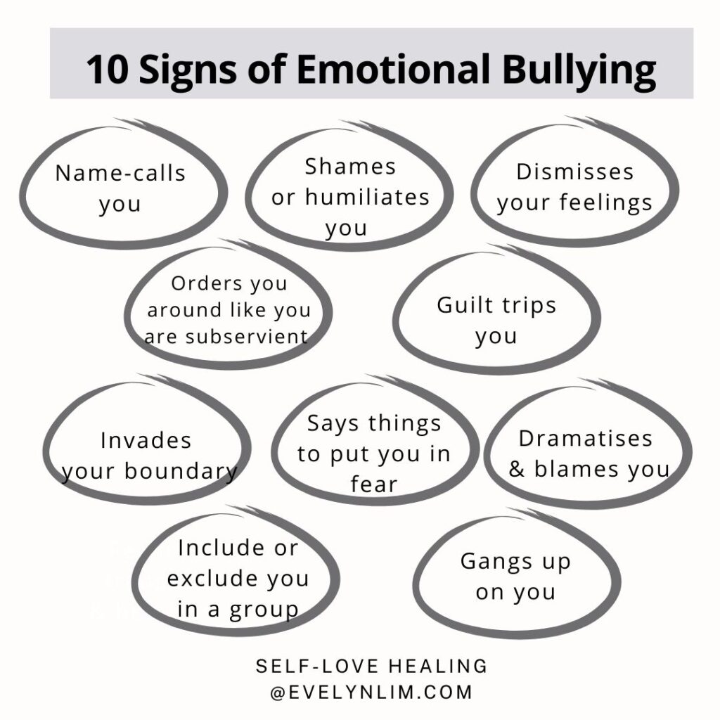 10 Signs Of Emotional Bullying How To Spot Them Transformation Life Coach EFT Practitioner 